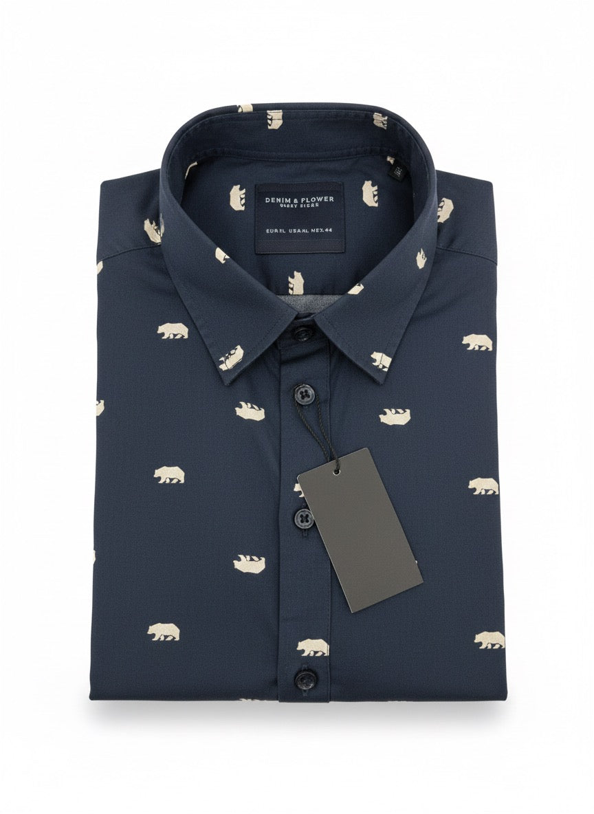 Printed Rayon Cotton Shirt 9