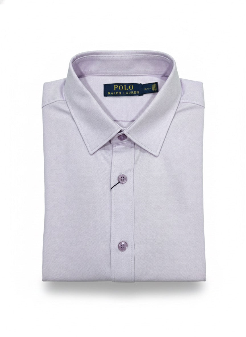 Lilac (Light Purple) Solid Oxford Cotton Shirt