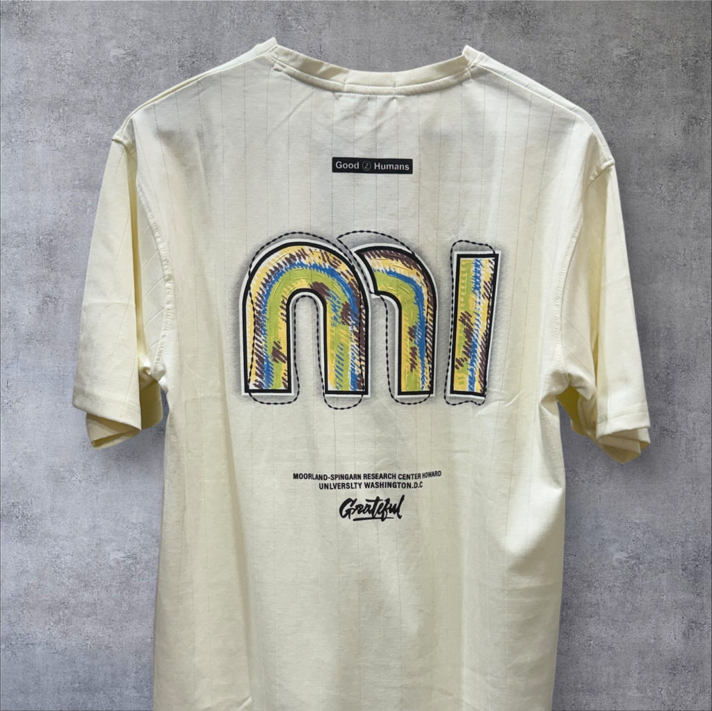 Graphic Print Oversized T-shirt (Dropshoulder) 1