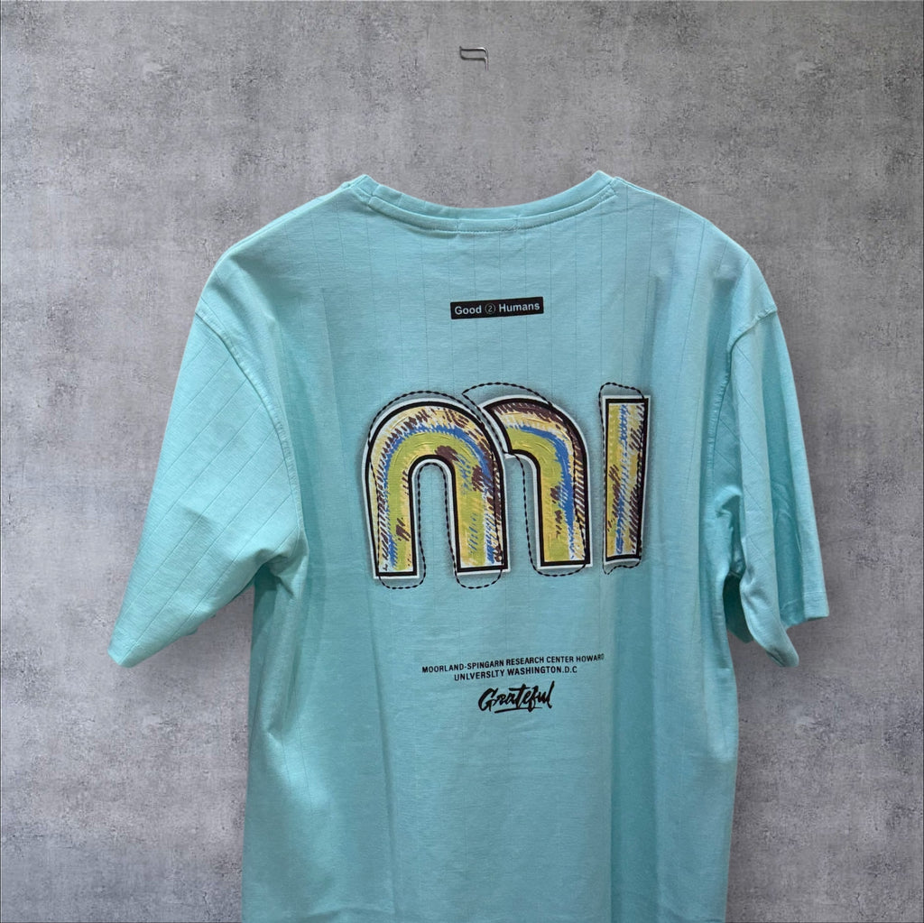 Graphic Print Oversized T-shirt (Dropshoulder) 3