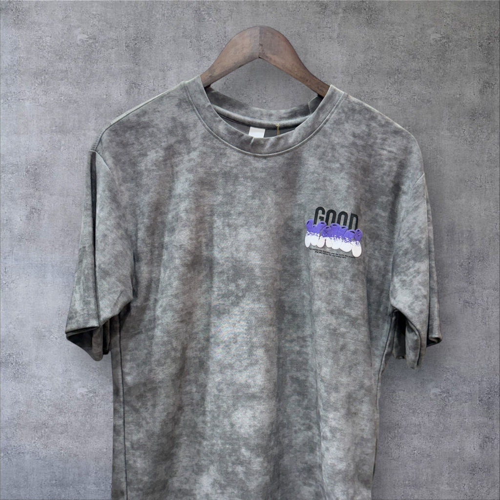 Graphic Print Oversized T-shirt (Dropshoulder) 7