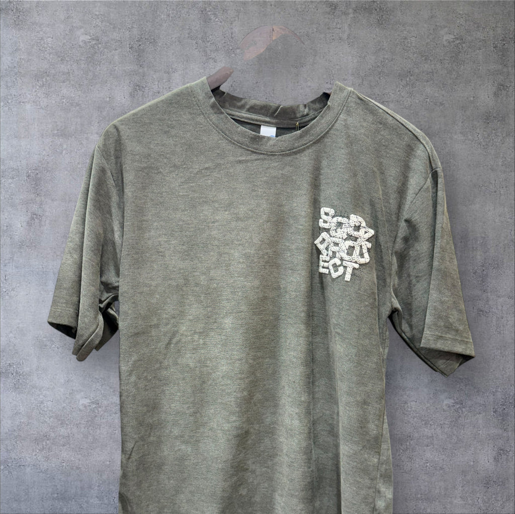 Graphic Print Oversized T-shirt (Dropshoulder) 8