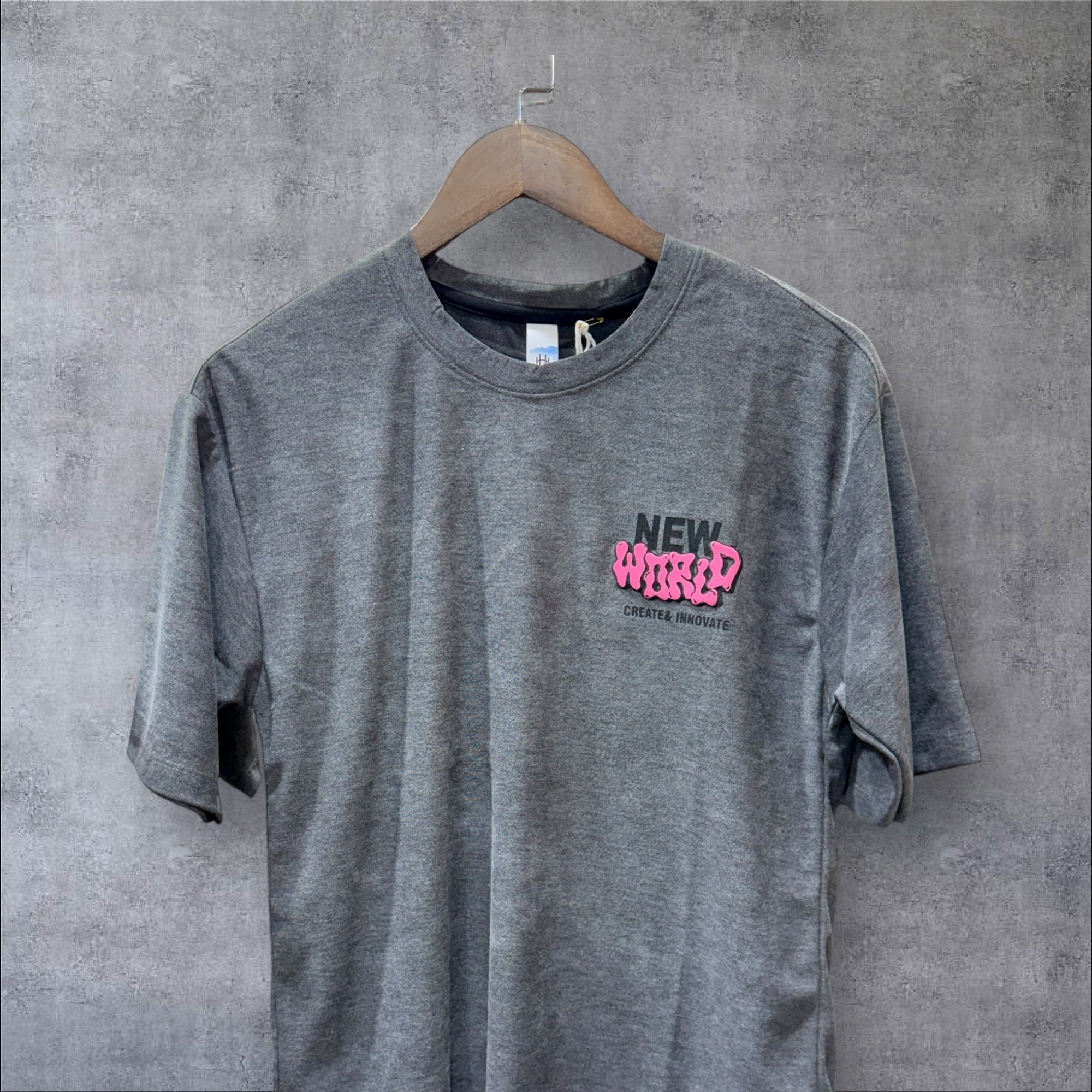 Graphic Print Oversized T-shirt (Dropshoulder) 9