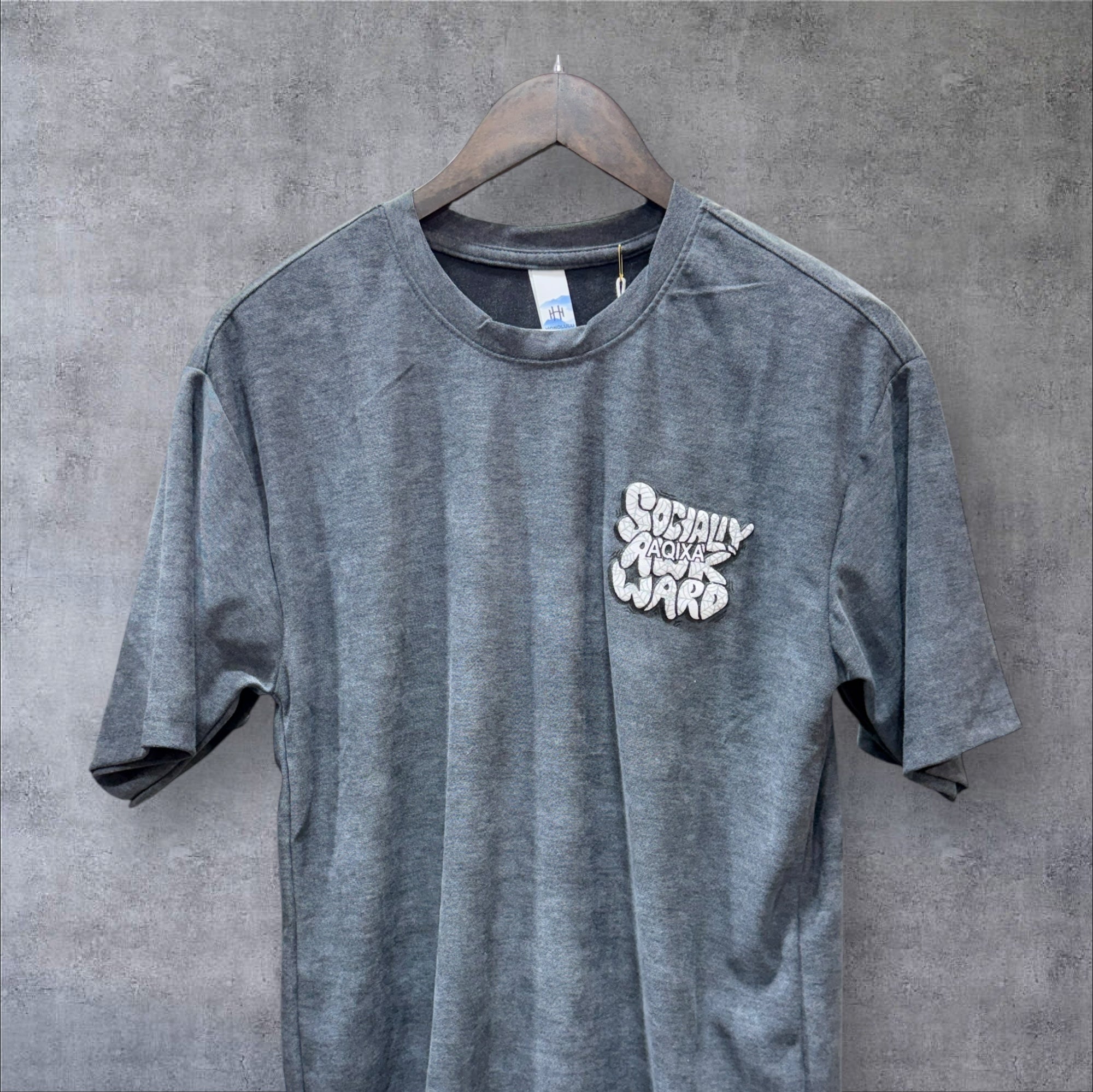 Graphic Print Oversized T-shirt (Dropshoulder) 10