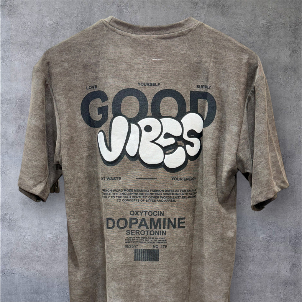 Graphic Print Oversized T-shirt (Dropshoulder) 12