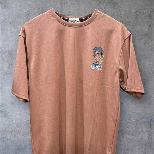 Graphic Print Oversized T-shirt (Dropshoulder)  6