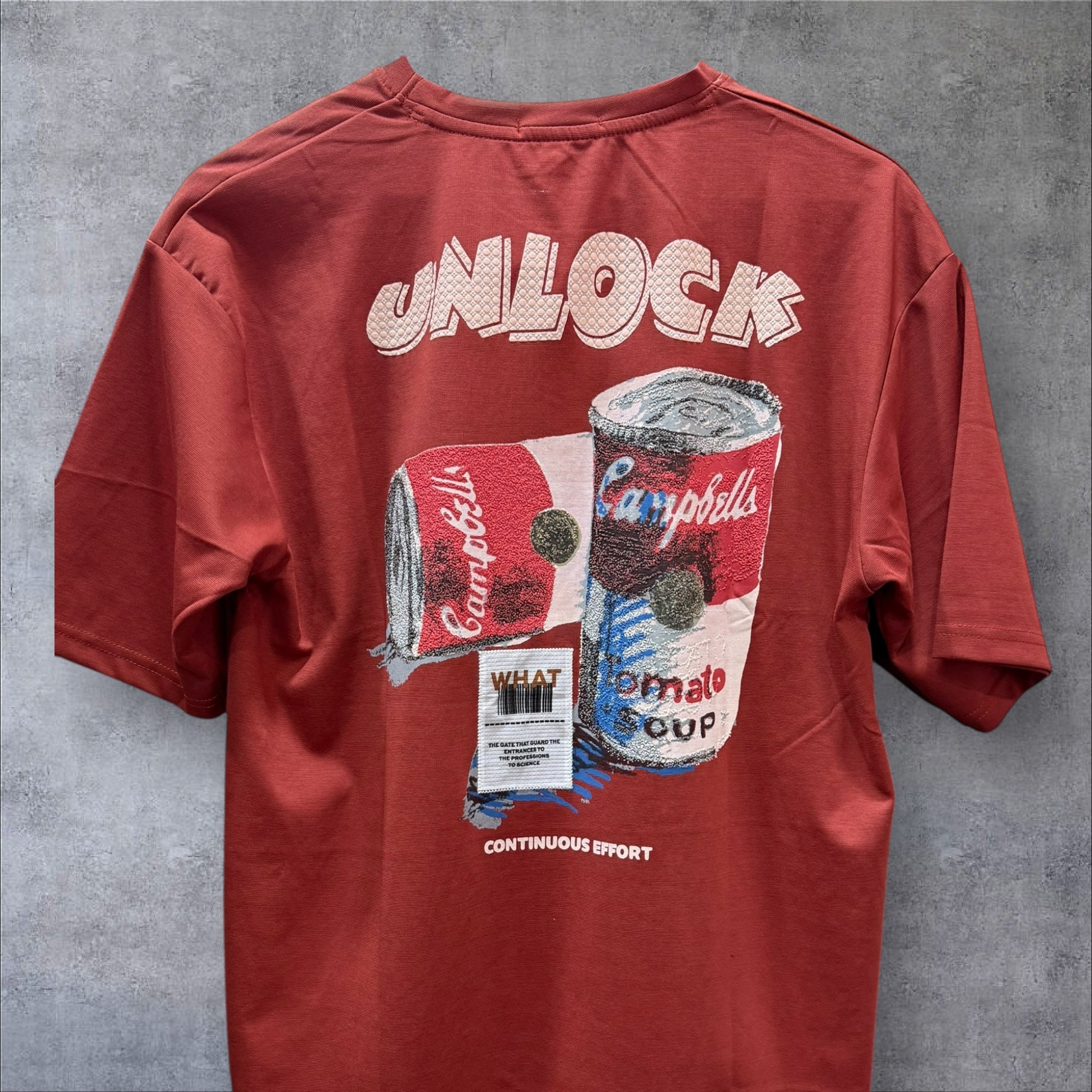 Graphic Print Oversized T-shirt (Dropshoulder) 13