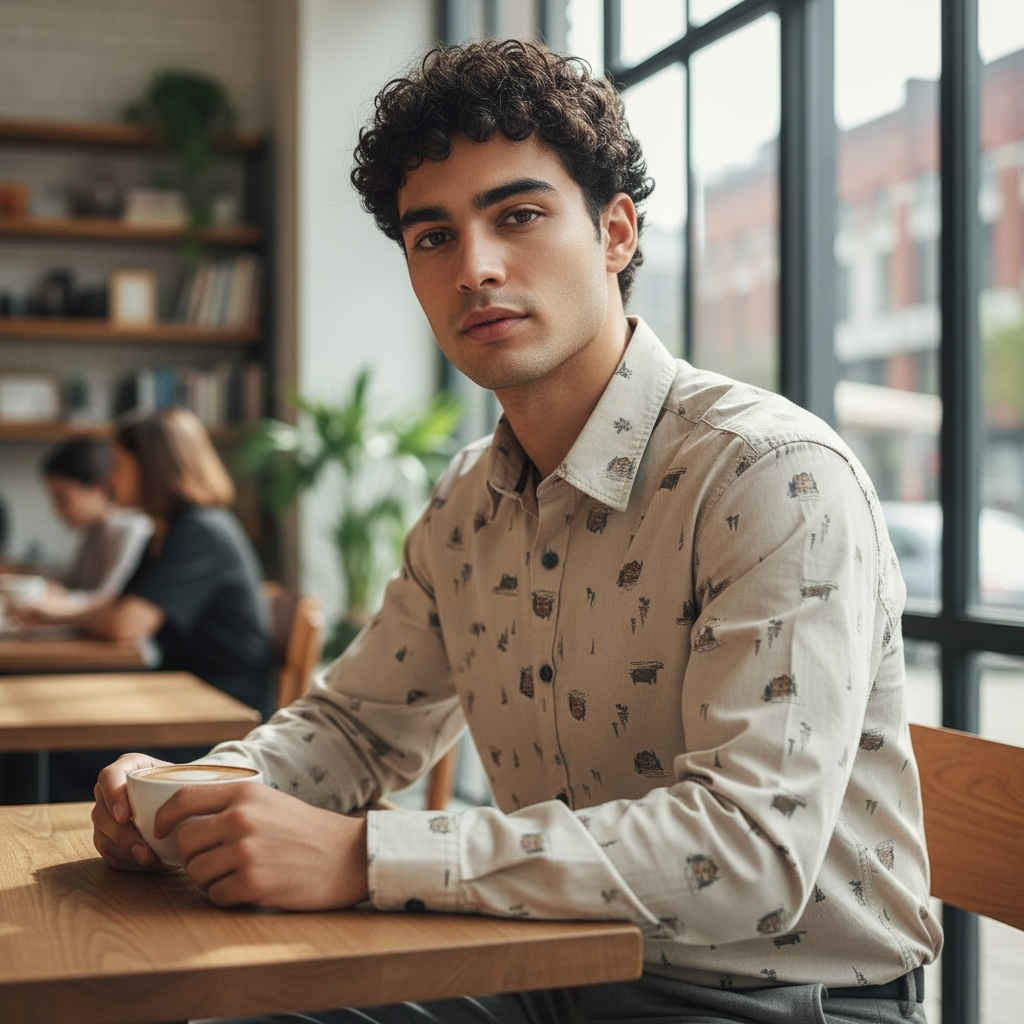 Printed Rayon Cotton Shirt 2